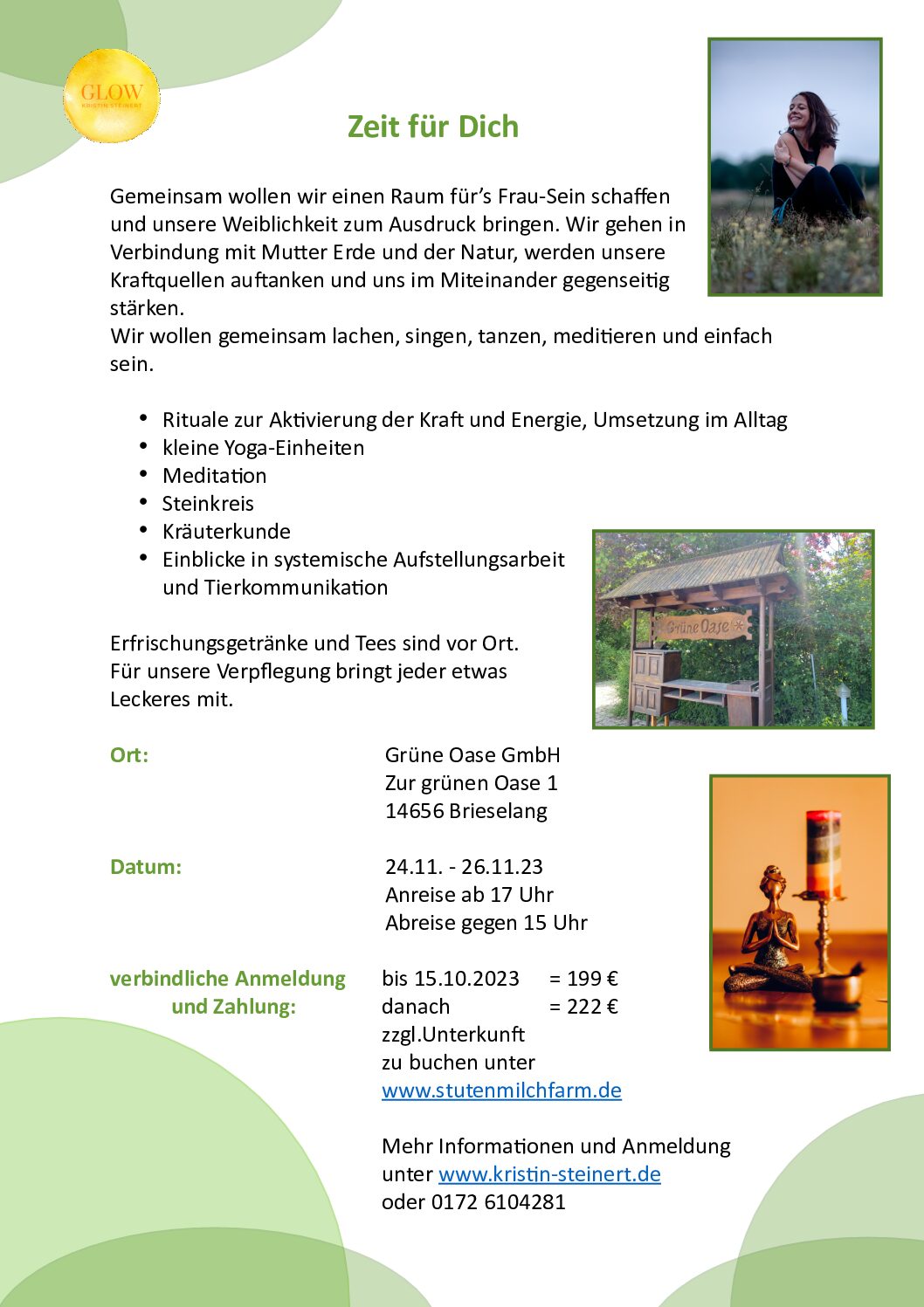 Flyer Workshop 24.11.-26.11.23